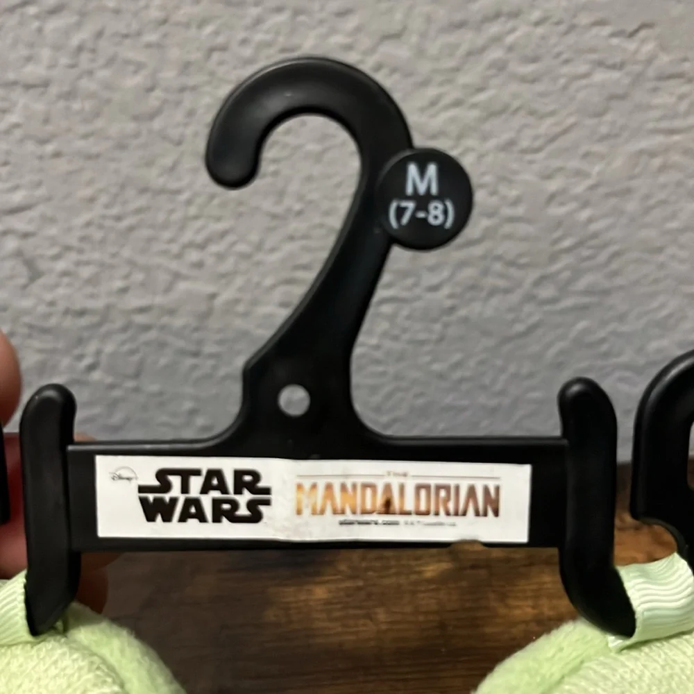 Star Wars Mandalorian Green Slippers NWT